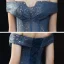 Bling Bling Meeresblau Tanzen Ballkleider 2021 A Linie Off Shoulder Kurze Ärmel Perlenstickerei Pailletten Lange Rüschen Rückenfreies Festliche Kleider