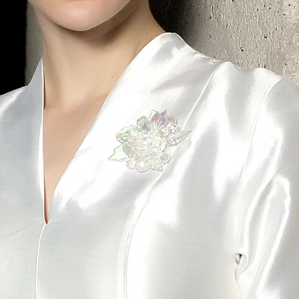 Moda Białe Satyna Sukienki Wieczorowe 2021 Princessa V-Szyja 1/2 Rękawy Szarfa Aplikacje Cekiny Długie Wzburzyć Sukienki Wizytowe