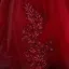 High-end Burgundy Dancing Prom Dresses 2021 Ball Gown Off-The-Shoulder Short Sleeve Appliques Lace Beading Sequins Floor-Length / Long Ruffle Backless Formal Dresses