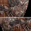 Haut de Gamme Marron Dansant Robe De Bal 2021 Robe Boule V-Cou Sans Manches Appliques En Dentelle Perlage Paillettes Longue Volants Dos Nu Robe De Ceremonie