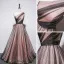Fashion Black Brown Dancing Prom Dresses 2021 A-Line / Princess One-Shoulder Sleeveless Floor-Length / Long Ruffle Backless Formal Dresses