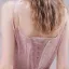 Meilleur Rougissant Rose Robe De Bal 2021 Princesse Bretelles Spaghetti Sans Manches Appliques En Dentelle Perlage Glitter Tulle Train De Balayage Volants Dos Nu Robe De Ceremonie