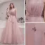 Meilleur Rougissant Rose Robe De Bal 2021 Princesse Bretelles Spaghetti Sans Manches Appliques En Dentelle Perlage Glitter Tulle Train De Balayage Volants Dos Nu Robe De Ceremonie
