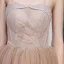 Flotte Brun Dancing Gallakjoler 2021 Prinsesse Spaghetti Straps Ærmeløs Beading Glitter Tulle Lange Cascading Flæser Halterneck Kjoler