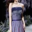 Bling Bling Purple Dancing Prom Dresses 2021 A-Line / Princess Strapless Sleeveless Sash Glitter Polyester Floor-Length / Long Ruffle Backless Formal Dresses