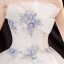 Affordable White Outdoor / Garden Wedding Dresses 2021 Ball Gown Strapless Sleeveless Backless Appliques Lace Beading Floor-Length / Long Ruffle