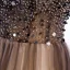 Illusion Marron Dégradé De Couleur Blanche Transparentes Robe De Bal 2021 Princesse Bretelles Spaghetti Sans Manches Perlage Paillettes Longue Volants Dos Nu Robe De Ceremonie