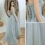Elegant Sage Green Dancing Prom Dresses 2021 A-Line / Princess Strapless Sleeveless Appliques Lace Beading Floor-Length / Long Ruffle Backless Formal Dresses