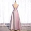 Bling Bling Rose Bonbon Dansant Robe De Bal 2021 Princesse Transparentes Col v profond Sans Manches Ceinture Faux Diamant Glitter Polyester Longue Volants Dos Nu Robe De Ceremonie