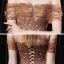 Marron Étoile Robe De Bal 2021 Princesse De l'épaule Manches Courtes Perlage Paillettes Train De Balayage Volants Dos Nu Robe De Ceremonie