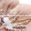 Victorian Style Pearl Pink Star Prom Dresses 2021 A-Line / Princess Square Neckline Puffy 1/2 Sleeves Beading Glitter Tulle Sweep Train Ruffle Backless Formal Dresses