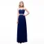 Enkel Rød Chiffon Selskapskjoler 2018 Empire Kjæreste Uten Ermer Rhinestone Sash Lange Buste Ryggløse Formelle Kjoler
