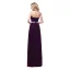 Enkel Rød Chiffon Selskapskjoler 2018 Empire Kjæreste Uten Ermer Rhinestone Sash Lange Buste Ryggløse Formelle Kjoler