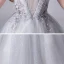 Vintage / Retro Grey Birthday Flower Girl Dresses 2020 Ball Gown See-through High Neck Sleeveless Appliques Lace Beading Sequins Tulle Floor-Length / Long Ruffle