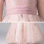Chic / Beautiful Blushing Pink Birthday Flower Girl Dresses 2020 Ball Gown Scoop Neck Sleeveless Appliques Star Sequins Bow Sash Floor-Length / Long Ruffle