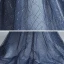 Vintage / Retro Navy Blue See-through Birthday Flower Girl Dresses 2020 Ball Gown High Neck 3/4 Sleeve Flower Appliques Lace Beading Pearl Sweep Train Ruffle