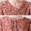 Chic / Beautiful Candy Pink Winter Birthday Flower Girl Dresses 2020 Ball Gown V-Neck Long Sleeve Rose Gold Sequins Floor-Length / Long Ruffle