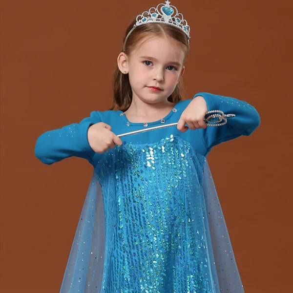 Frozen Costume Fairytale Pool Blue See-through Flower Girl Dresses 2020 Princess Scoop Frozen Costume Fairytale Pool Blue See-through Flower Girl Dresses 2020 Princess Scoop