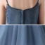 Fashion Navy Blue Birthday Flower Girl Dresses 2020 Ball Gown Spaghetti Straps Sleeveless Backless Sequins Beading Floor-Length / Long Ruffle