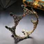 Vintage / Originale Coloré Faux Diamant Tiare 2020 Doré Alliage Accessoire Cheveux Mariage