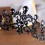 Vintage Barokowy Czarne Tiara Ozdoby Do Włosów Ślubne 2020 Metal Rhinestone Ślub Akcesoria