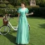Affordable Mint Green Chiffon Bridesmaid Dresses 2020 A-Line / Princess Short Sleeve Backless Sash Floor-Length / Long Ruffle