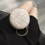 Fashion Champagne Braid Clutch Bags 2020 Metal Rhinestone