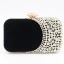 Élégant Vert Foncé Carrés Pochette 2020 Métal Faux Diamant