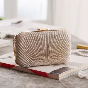Chic Belle Doré Volants Carrés Pochette 2020