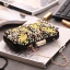 Chic / Beautiful Black Square Clutch Bags 2020 Metal Gold Embroidered Beading Pearl