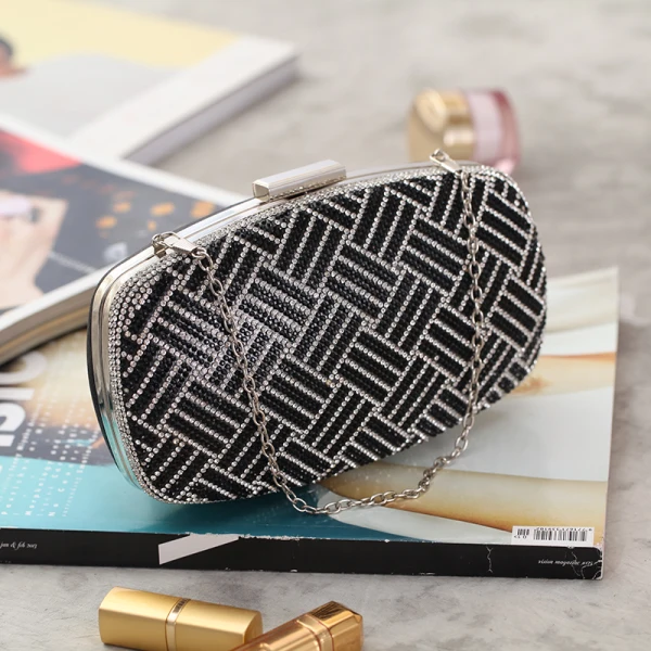 Chic / Beautiful Rhinestone Square Clutch Bags 2020