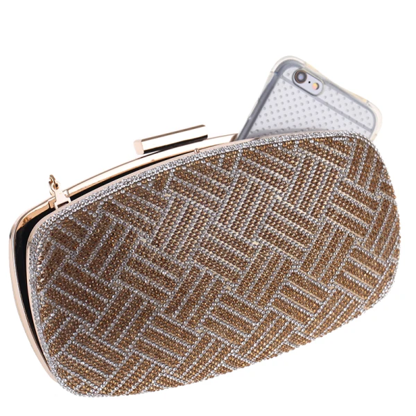 Chic / Beautiful Rhinestone Square Clutch Bags 2020