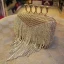 Mode Argenté Carrés Pochette 2020 Métal Faux Diamant Gland