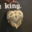 Mote Gull Hjerteformet Håndvesken  2020 Metall Perle Rhinestone Dusk