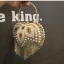 Mote Gull Hjerteformet Håndvesken  2020 Metall Perle Rhinestone Dusk