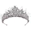 Elegant Sølv Beading Rhinestone Tiara 2020 Metall Har Tilbehor Bryllup