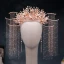 Chinese style Rose Gold Bridal Jewelry 2020 Alloy Leaf Pearl Tassel Earrings Tiara Wedding Accessories