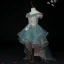 High Low Ink Blue Birthday Flower Girl Dresses 2020 Ball Gown Off-The-Shoulder Short Sleeve Backless Appliques Lace Beading Pearl Asymmetrical Ruffle