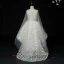 Fée Des Fleurs Blanche Transparentes Robe Ceremonie Fille 2020 Robe Boule Encolure Dégagée Sans Manches Appliques Papillon Perlage Gland Asymétrique Watteau Train Volants