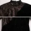 Fashion Black Evening Dresses  2020 Trumpet / Mermaid High Neck 3/4 Sleeve Beading Glitter Polyester Floor-Length / Long Formal Dresses