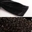 Fashion Black Evening Dresses  2020 Trumpet / Mermaid High Neck 3/4 Sleeve Beading Glitter Polyester Floor-Length / Long Formal Dresses