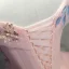 Chic / Beautiful Quinceañera Pearl Pink Prom Dresses 2020 Ball Gown Off-The-Shoulder Short Sleeve Backless Appliques Lace Sequins Beading Floor-Length / Long Ruffle Formal Dresses