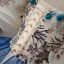 Chic / Beautiful Royal Blue Dancing Prom Dresses 2020 Ball Gown Off-The-Shoulder Bell sleeves Appliques Lace Embroidered Flower Rhinestone Floor-Length / Long Ruffle