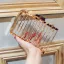 Fashion Gold Pierced Metal Square Clutch Bags 2020