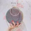 Chic / Beautiful Candy Pink Glitter Round Clutch Bags 2020