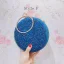 Chic / Beautiful Candy Pink Glitter Round Clutch Bags 2020