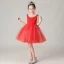 Starry Sky Navy Blue Birthday Flower Girl Dresses 2023 Ball Gown Scoop Neck Sleeveless Star Sequins Short Ruffle
