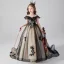 Chic / Belle Noire Anniversaire Robe Ceremonie Fille 2020 Robe Boule Encolure Dégagée Manches Courtes Appliques En Dentelle Perlage Paillettes Train De Balayage Volants