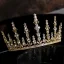 Klassisk Gull Rhinestone Har Tilbehor 2020 Metall Tiara Bryllup Tilbehør
