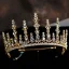 Klassisk Gull Rhinestone Har Tilbehor 2020 Metall Tiara Bryllup Tilbehør
